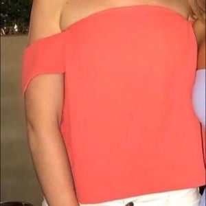 C/MEO off the shoulder top